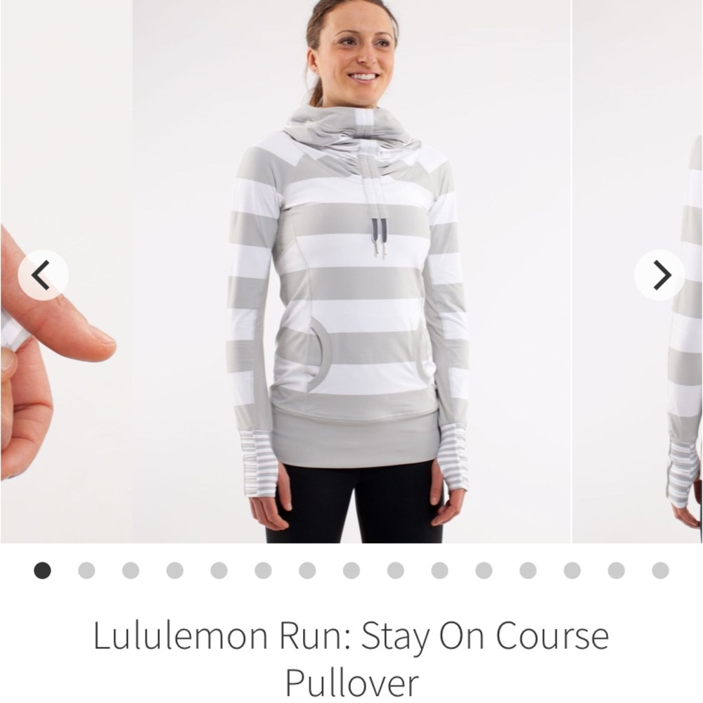 Lululemon Run: Stay On Course Pullover size 6